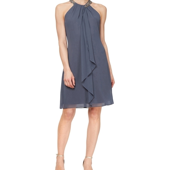 S.L. Fashions Dresses & Skirts - Brand NEW S.L. Fashions Gorgeous Women's Jewel Halter Neckline 6P